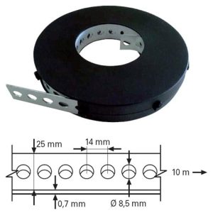 Perforated Band 25 MM X 0.7 MM X 10 M